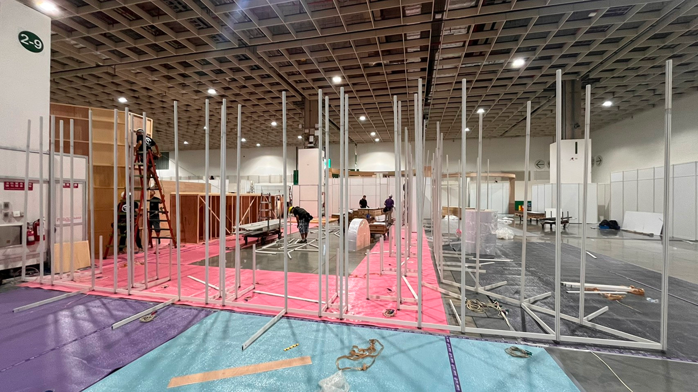 Modular Booth Framing & Layout Calibration